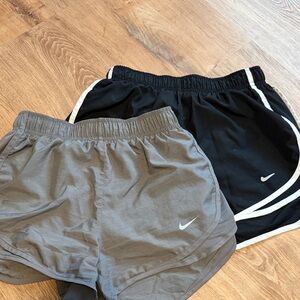Nike Black and Gray Running Shorts